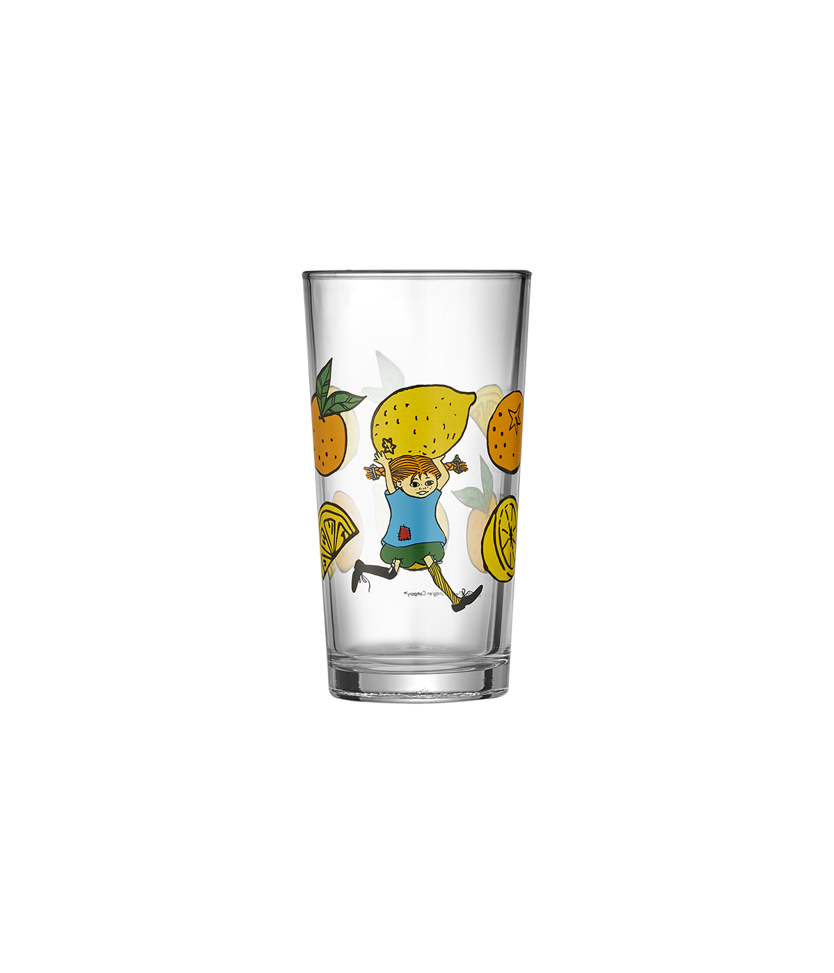 Pippi Långstrump drickglas 2,5 dl - Lemonad
