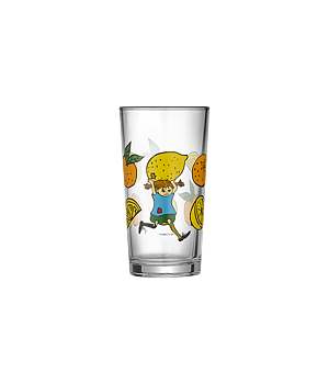 Pippi Longstocking drinking glass 2,5 dl - Lemonade
