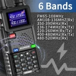 Baofeng UV-5RH 10W flerbands walkie talkie långdistansradio - 6