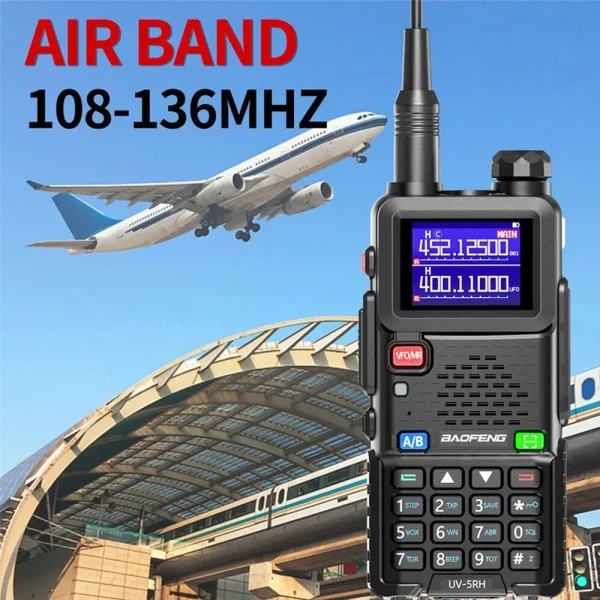 Baofeng UV-5RH 10W flerbands walkie talkie långdistansradio - 12