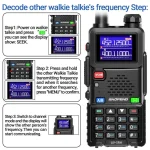 Baofeng UV-5RH 10W flerbands walkie talkie långdistansradio - 11