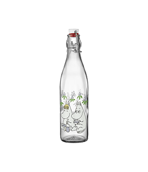 Moomin glas bottle 0,5 L - Elderberries