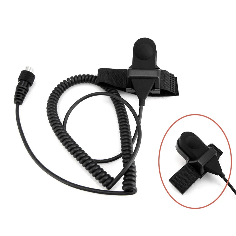 Helmet Kit Full Face Motorcycle Headset Earpiece Mic, 2 Pin K-plug - 3