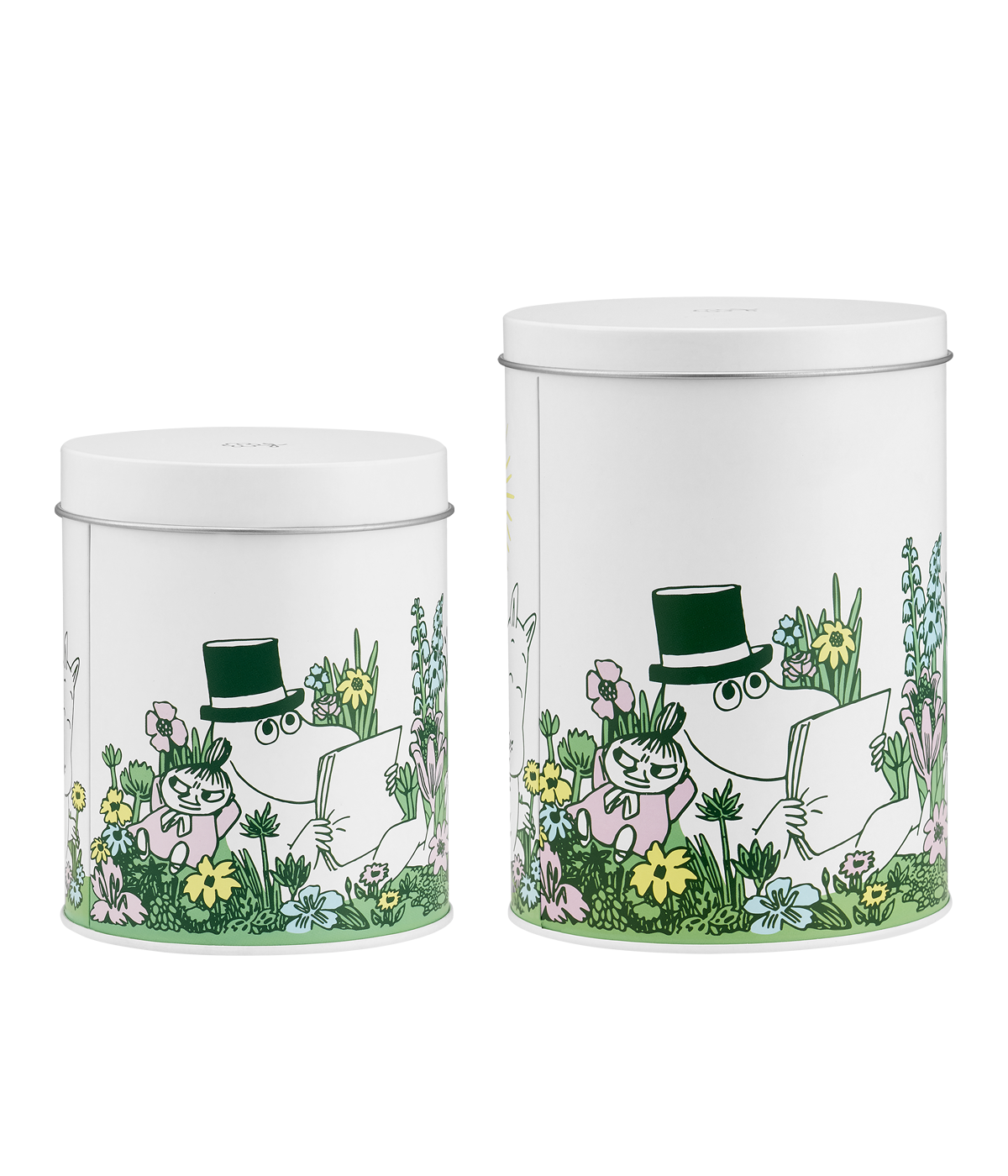 Mumin burkset 2-pack - I trädgården