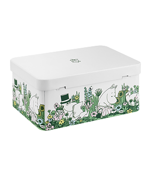 Moomin tea tin box - In the garden
