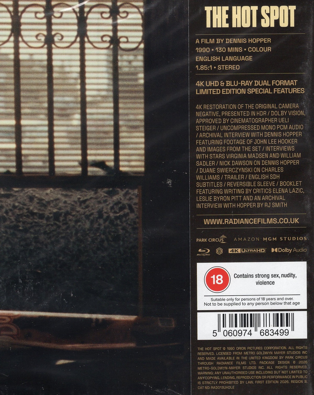 The Hot Spot (Limited Edition) (ej svensk text) (4K Ultra HD + Blu-ray) - 2
