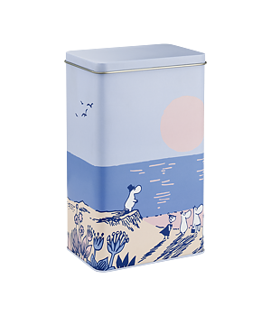 Moomin coffee tin jar - Sunset
