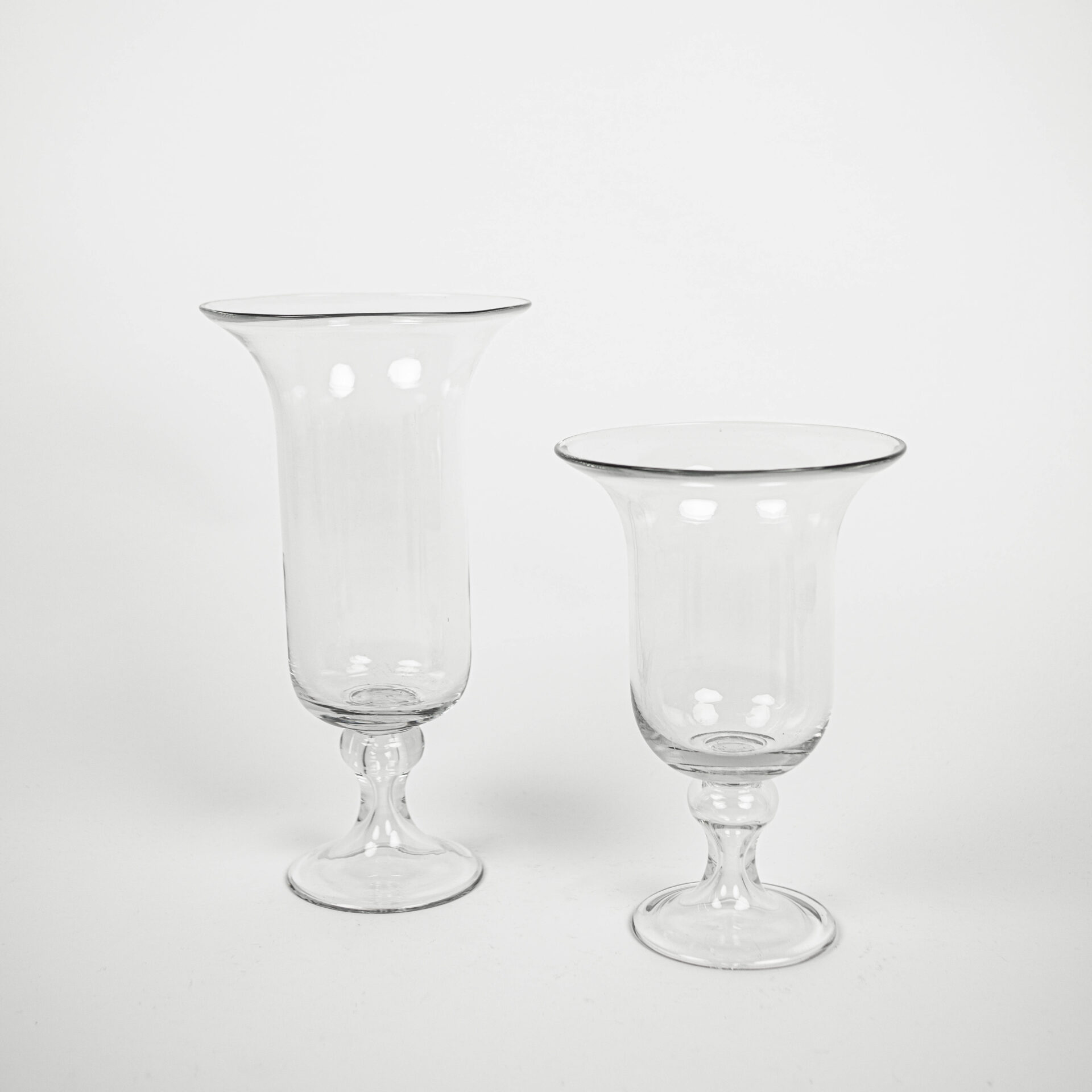 Glass vase - Vase - Storm lantern - Storm glass - 19x32,5 cm - 2