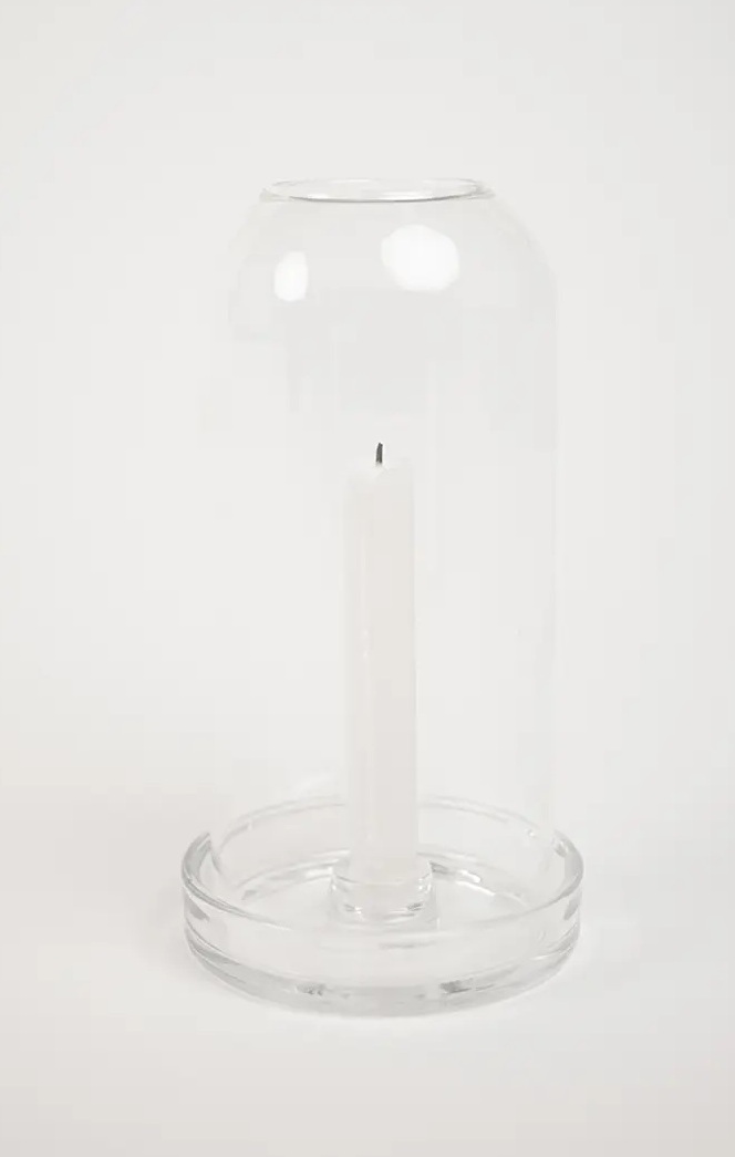 Storm glass - Glass dome - Lantern - 24x12,8 cm - 5