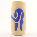 Fifalla Luna Langelund (1980s) Blue Cat Candleholder 14 cm