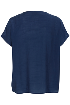 CRHENJA BLOUSE - NAVY BLAZER - CREAM