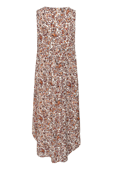CRTIAH DRESS - ORANGE SARAZA - CREAM