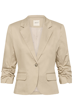 CRGIA SHORT BLAZER - FEATHER GRAY - CREAM