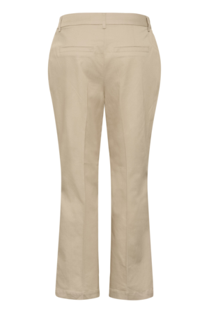 CRGIA 7/8 FLARED PANT - FEATHER GRAY - CREAM - 3
