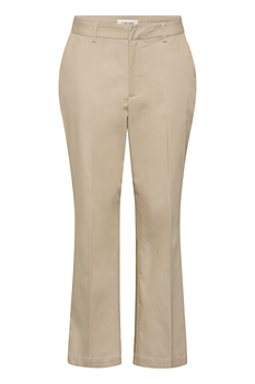 CRGIA 7/8 FLARED PANT - FEATHER GRAY - CREAM