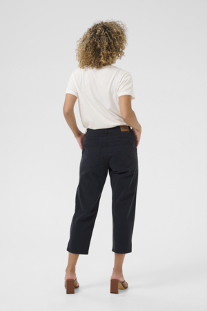 CRBERTA CAPRI TWILL - COCO FIT - NAVY BLAZER - CREAM - 5