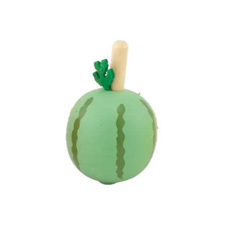 Ulysse Couleurs d'Enfance Spinning Top  i trä Melon -  hållbar träleksak som utvecklar finmotoriken