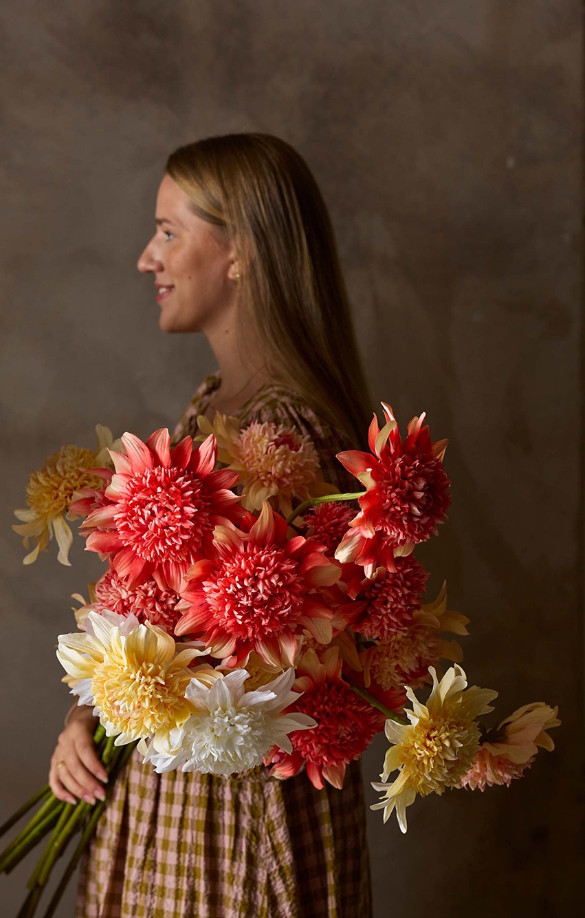 Dahlia Kvist 62 cm - Gul - 3