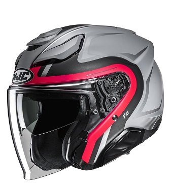 HJC Hjälm F31 Bask Fluo Gul/Vit MC3HSF  630-26049-2 /-3 - 3
