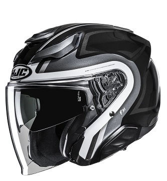 HJC Hjälm F31 Bask Fluo Gul/Vit MC3HSF  630-26049-2 /-3 - 5