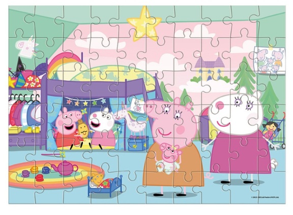Greta Gris Pussel Får och Grisar, 60 bitar - 2
