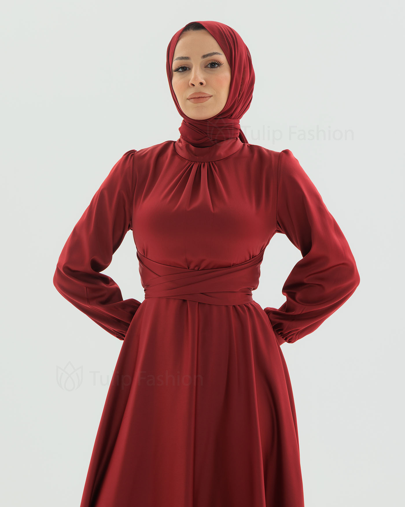 Party dress - Maroon - 6