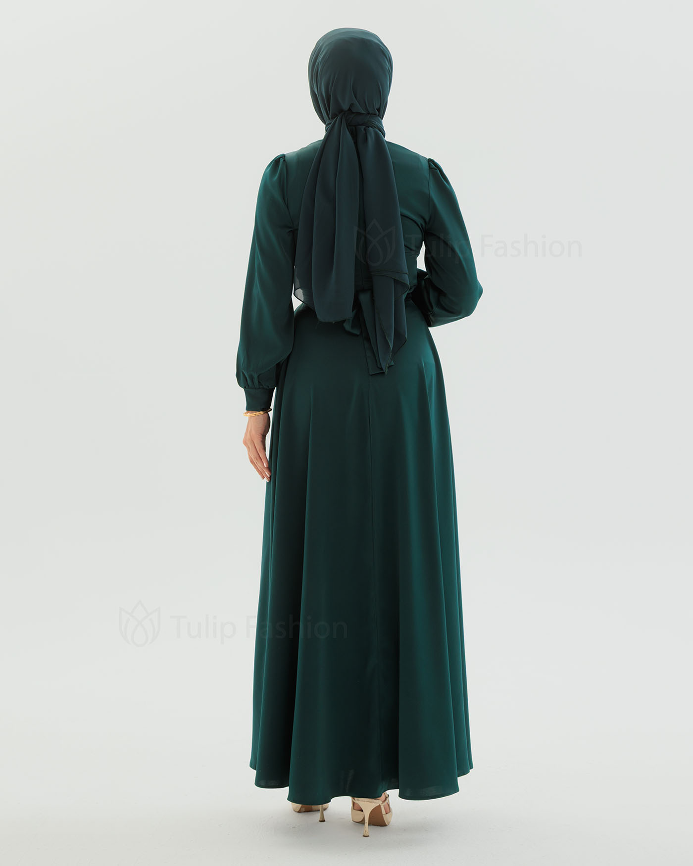 Party dress - Green - 3