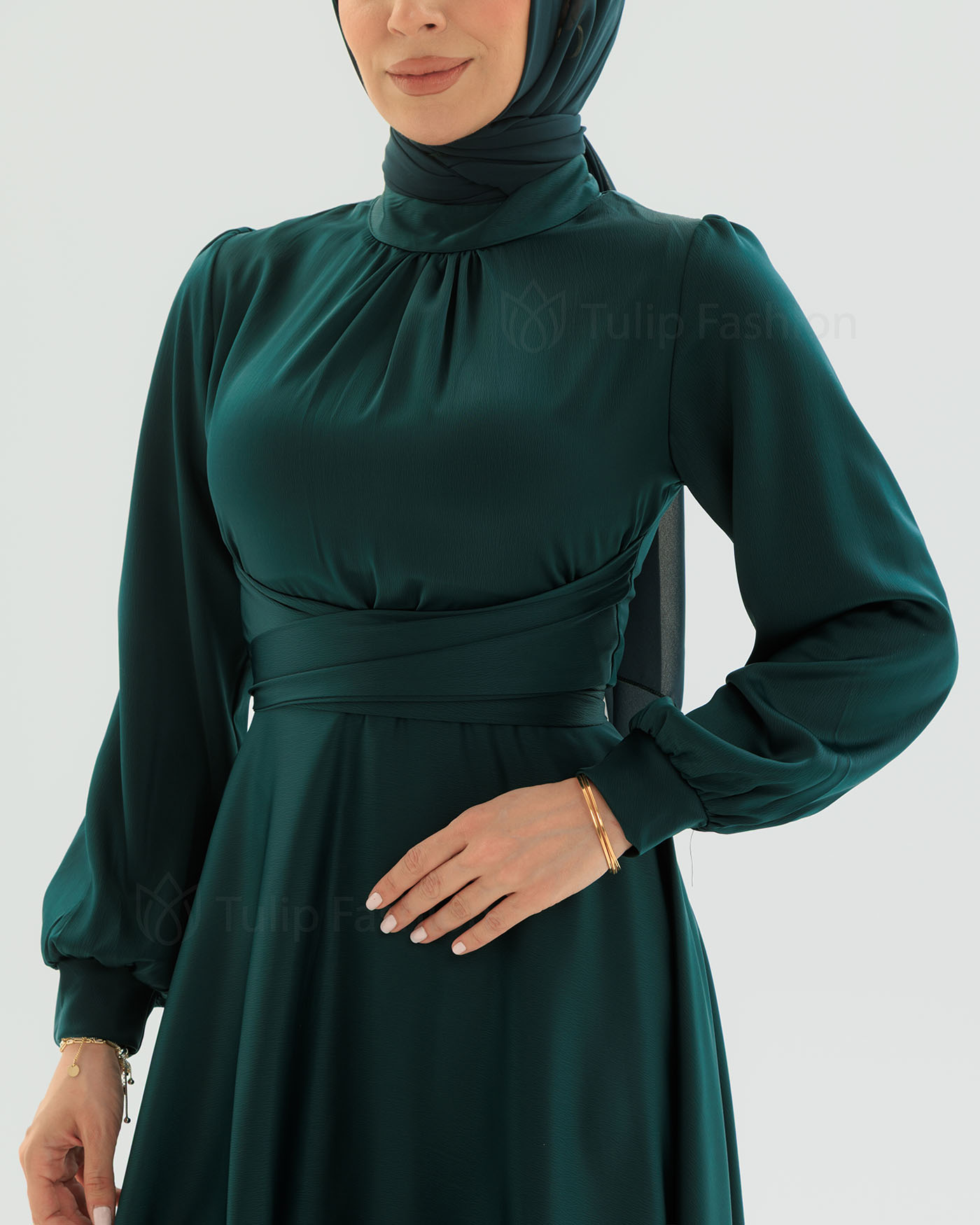 Party dress - Green - 7