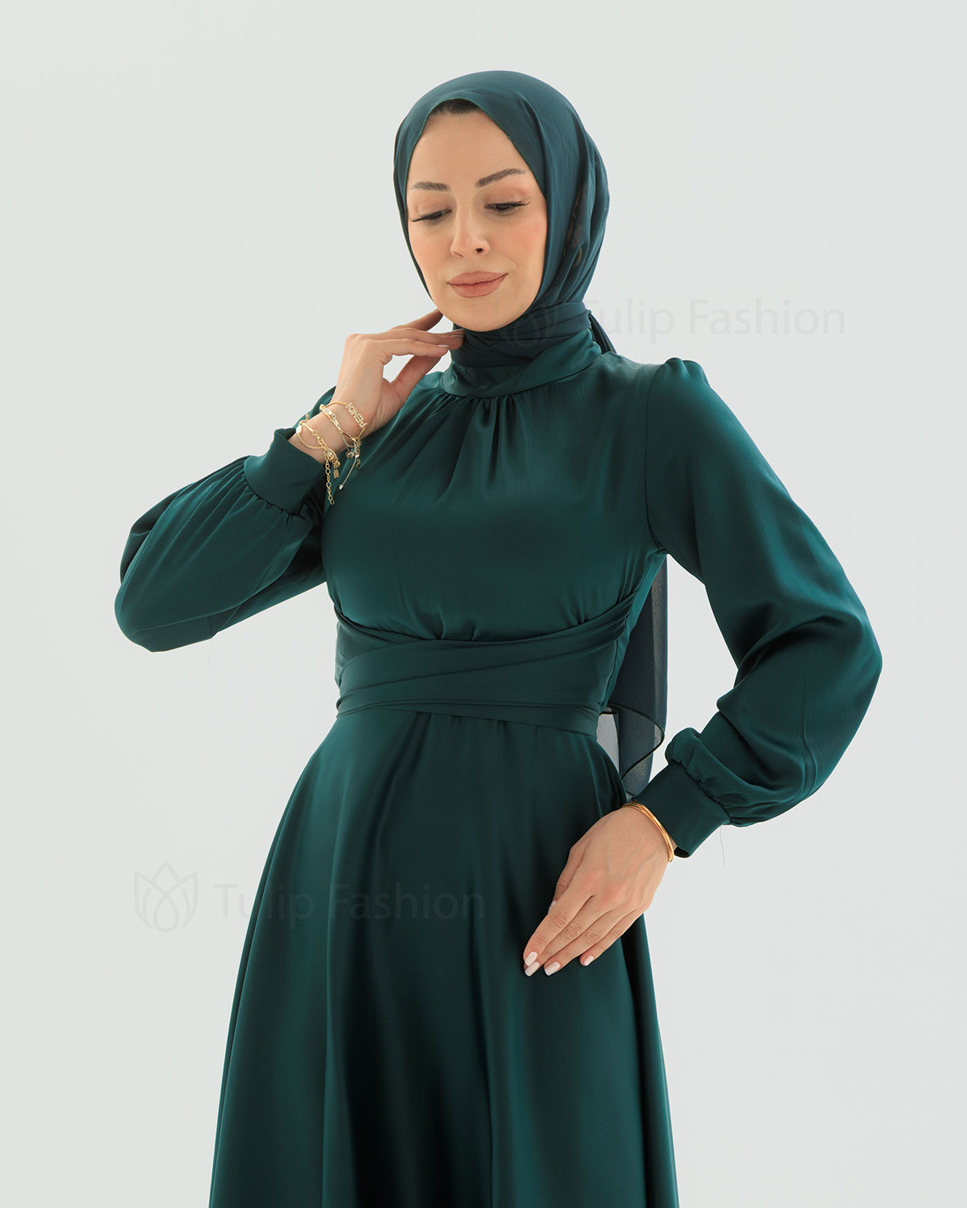 Party dress - Green - 6