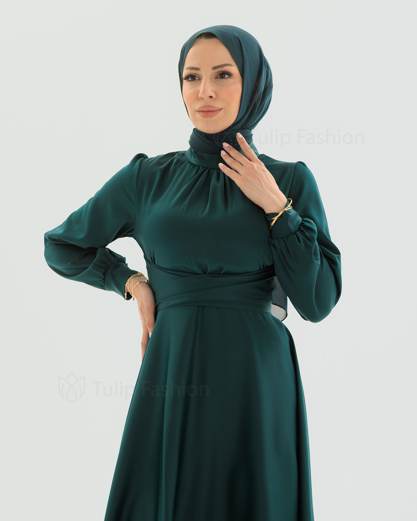 Party dress - Green - 5