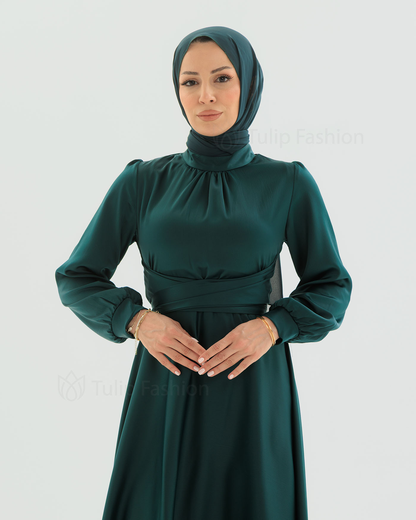 Party dress - Green - 4