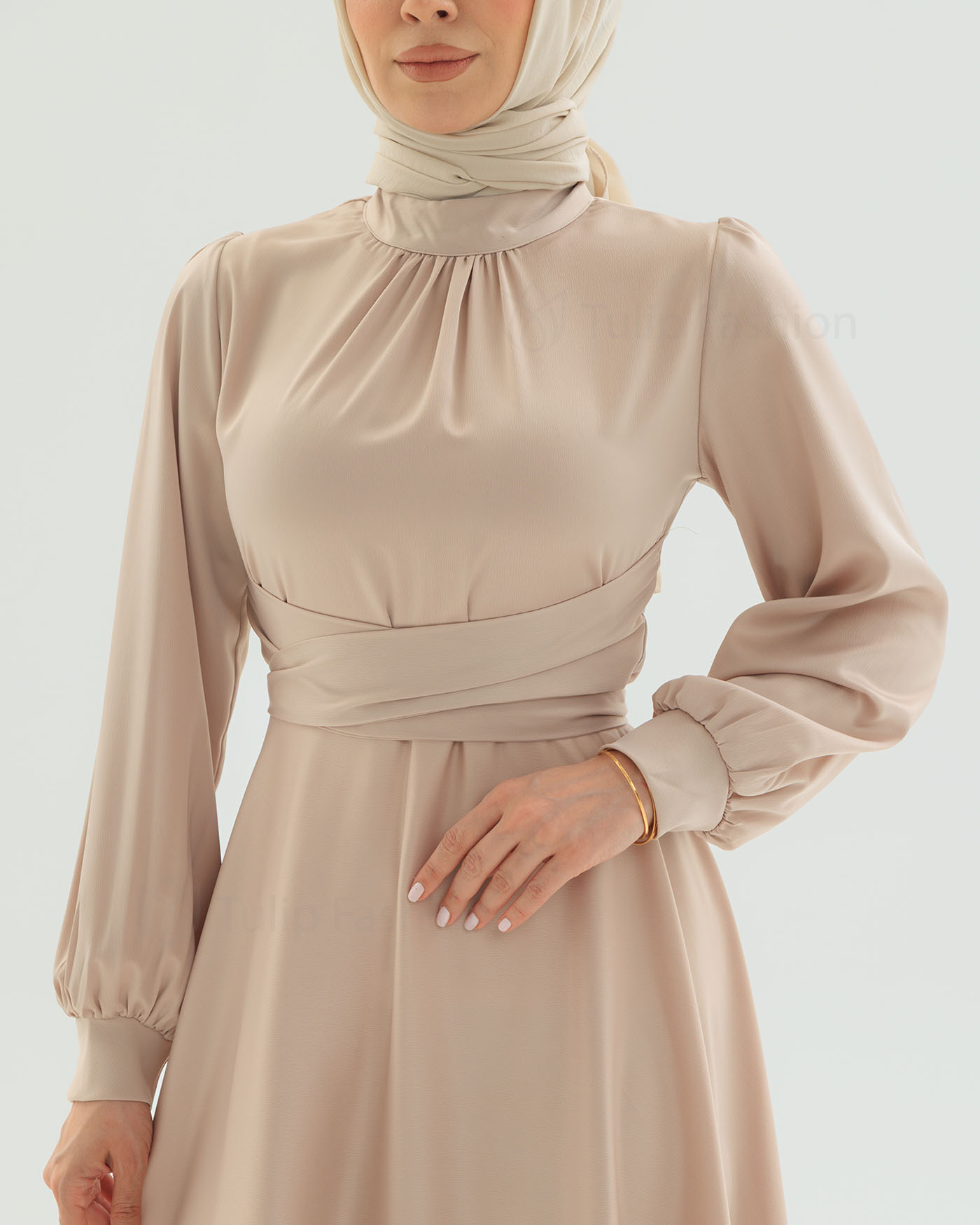 Party dress - Light Beige - 7