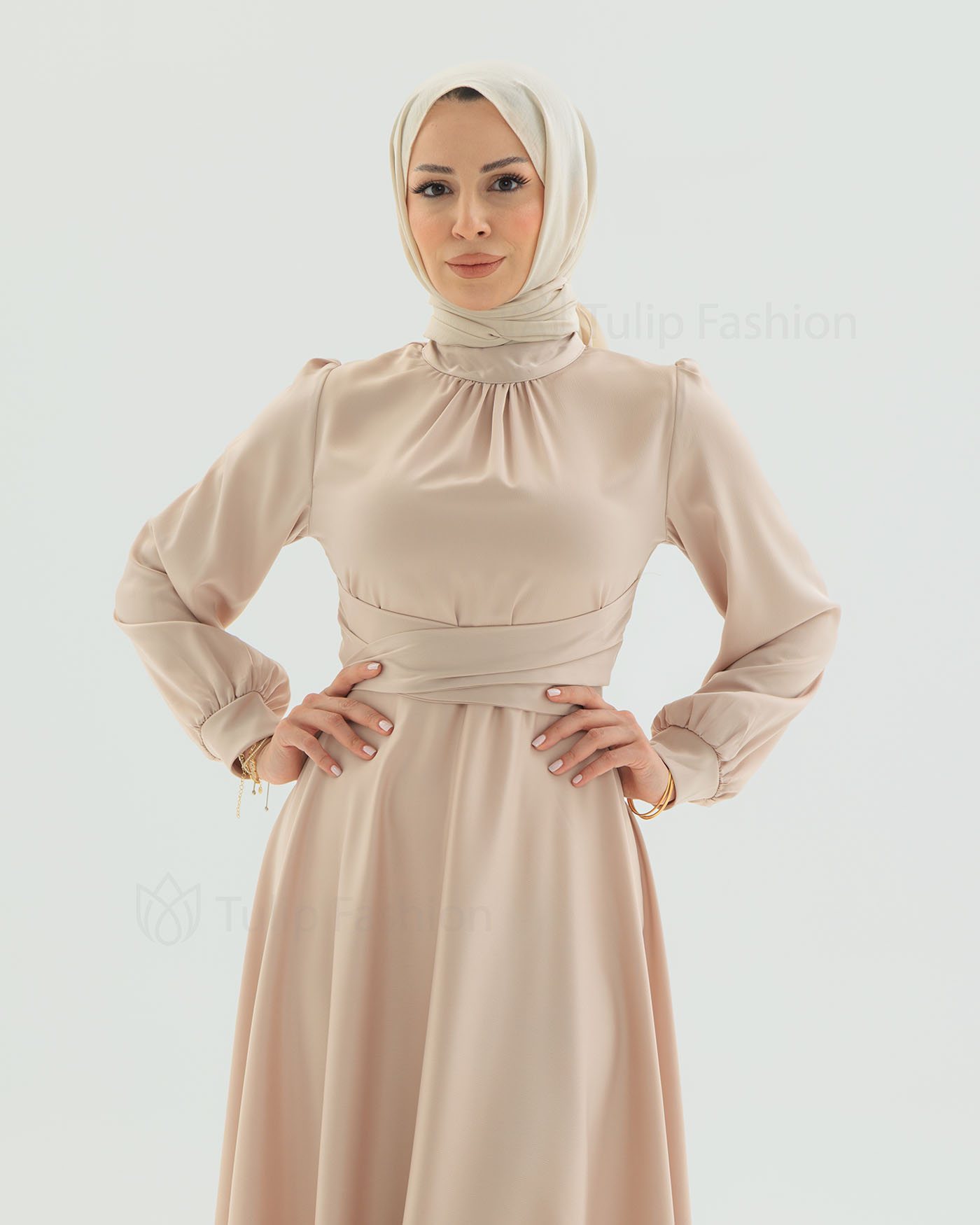 Party dress - Light Beige - 4