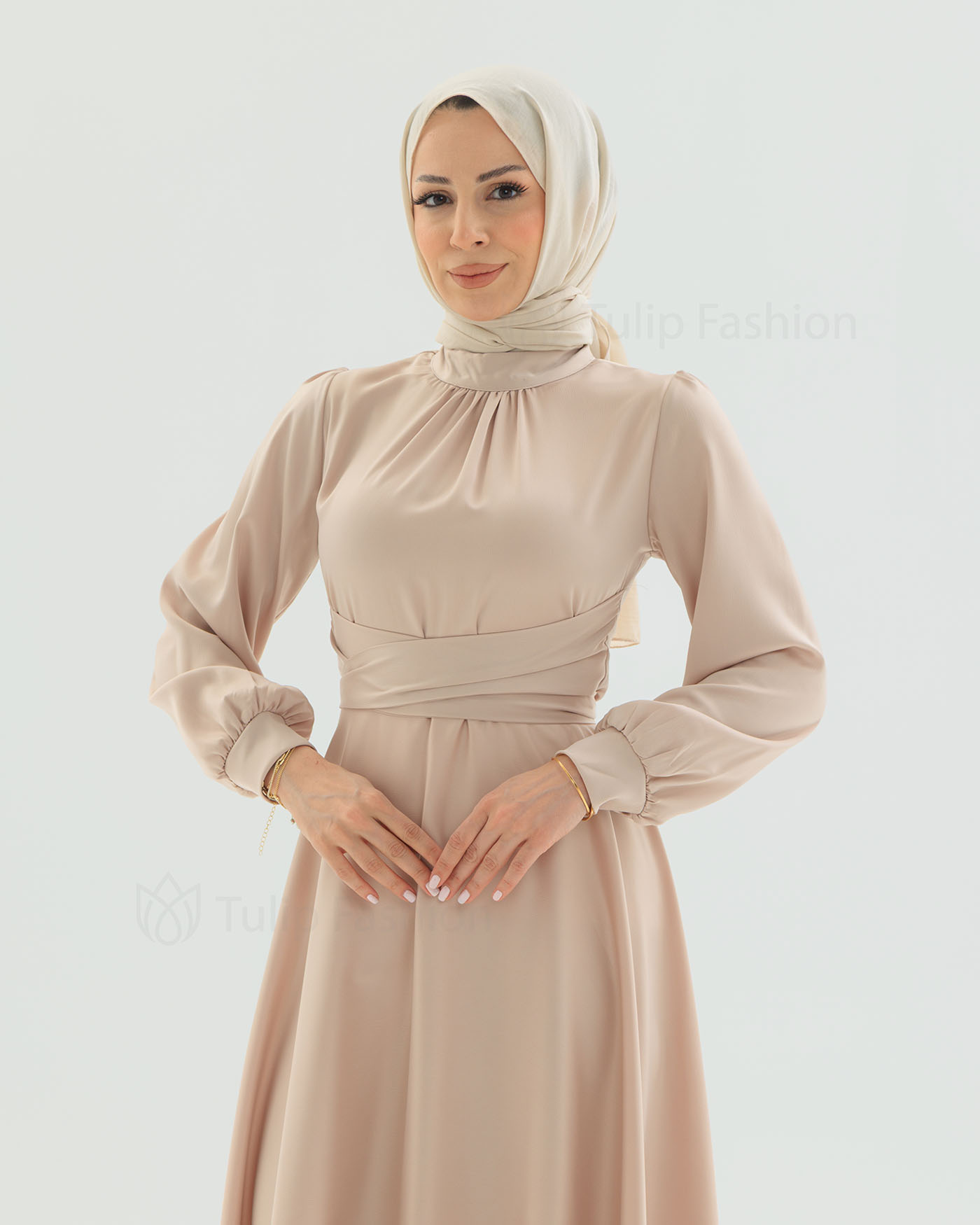 Party dress - Light Beige - 6