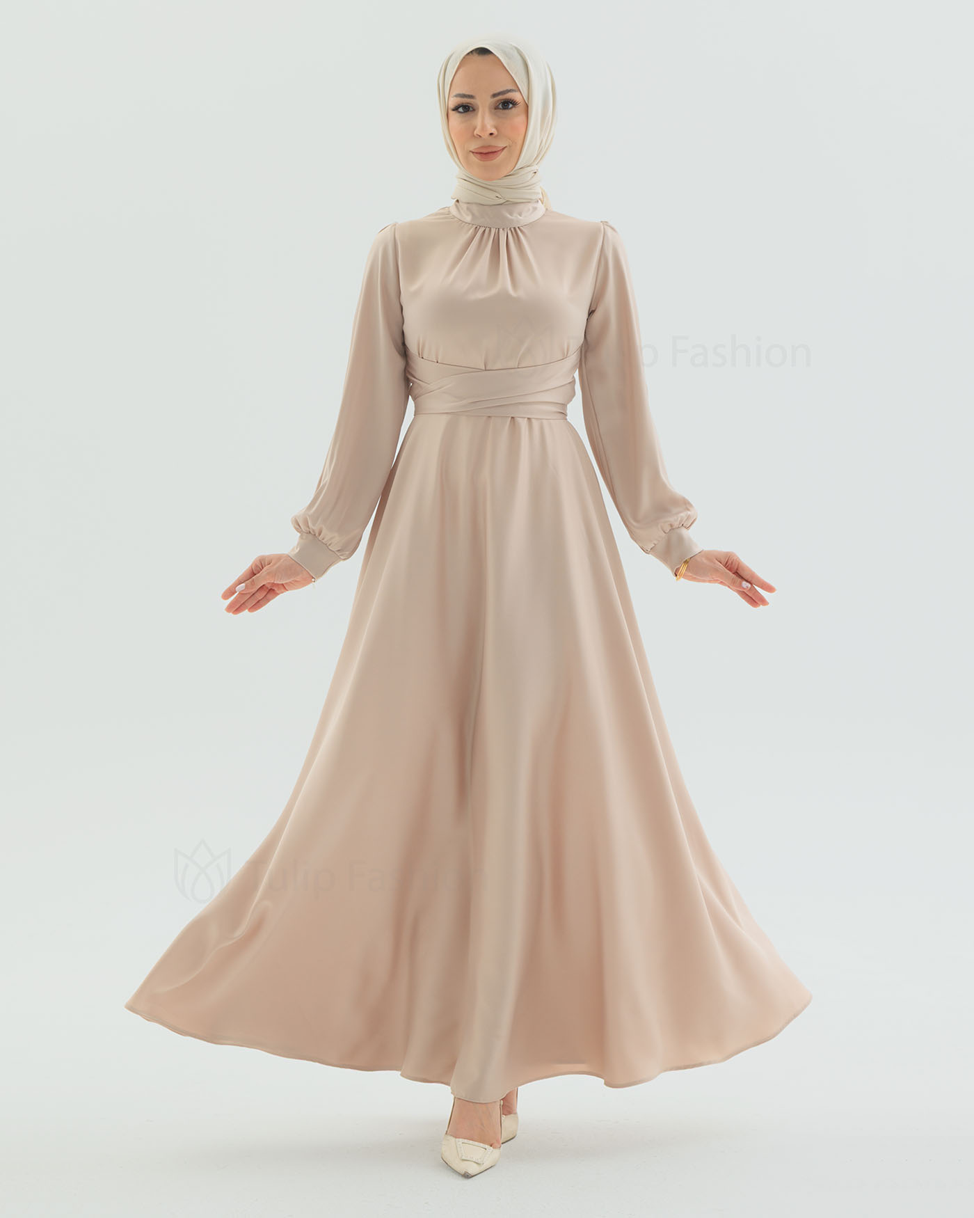 Party dress - Light Beige