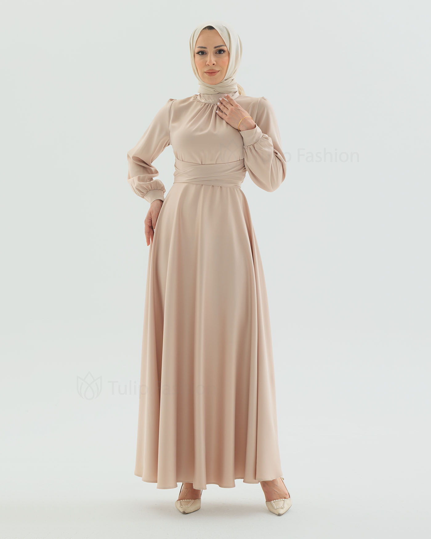 Party dress - Light Beige - 9