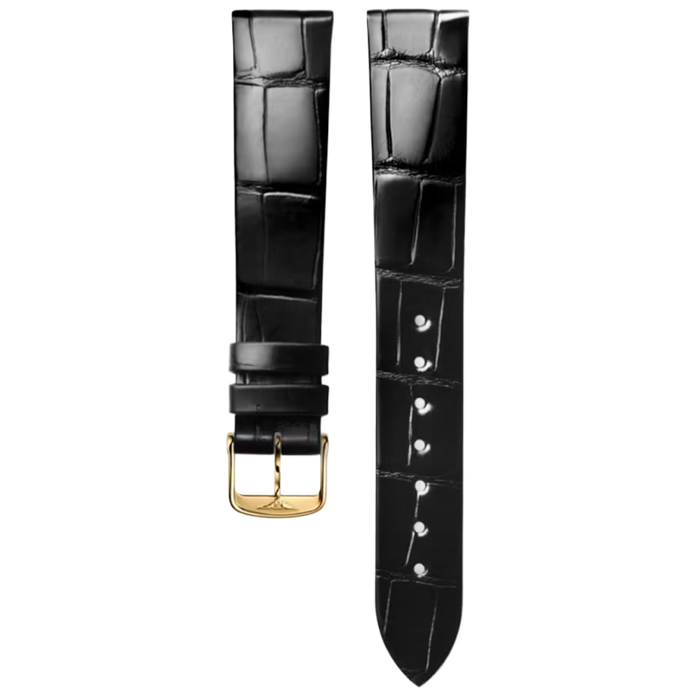 cl682134889 Longines svart alligatorband 
