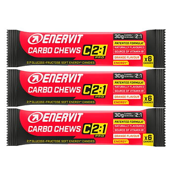 Enervit C2:1 Carbo Chews - 3pack