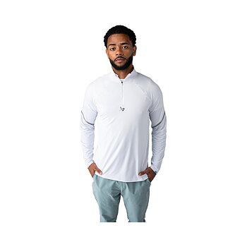 Bauer Tröja Golf Lightweight Knit 1/4 Zip Sr White