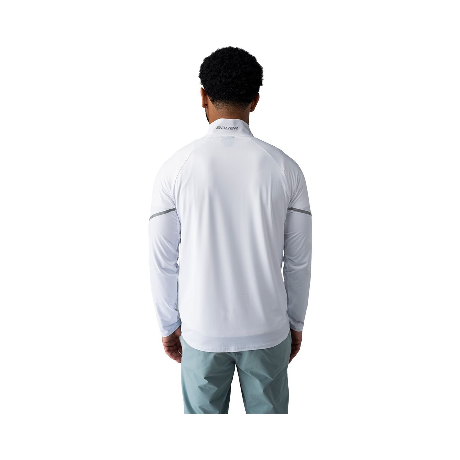 Bauer Tröja Golf Lightweight Knit 1/4 Zip Sr White - 2