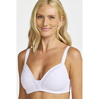 Damella 37861-03 Bh utan bygel Belle White