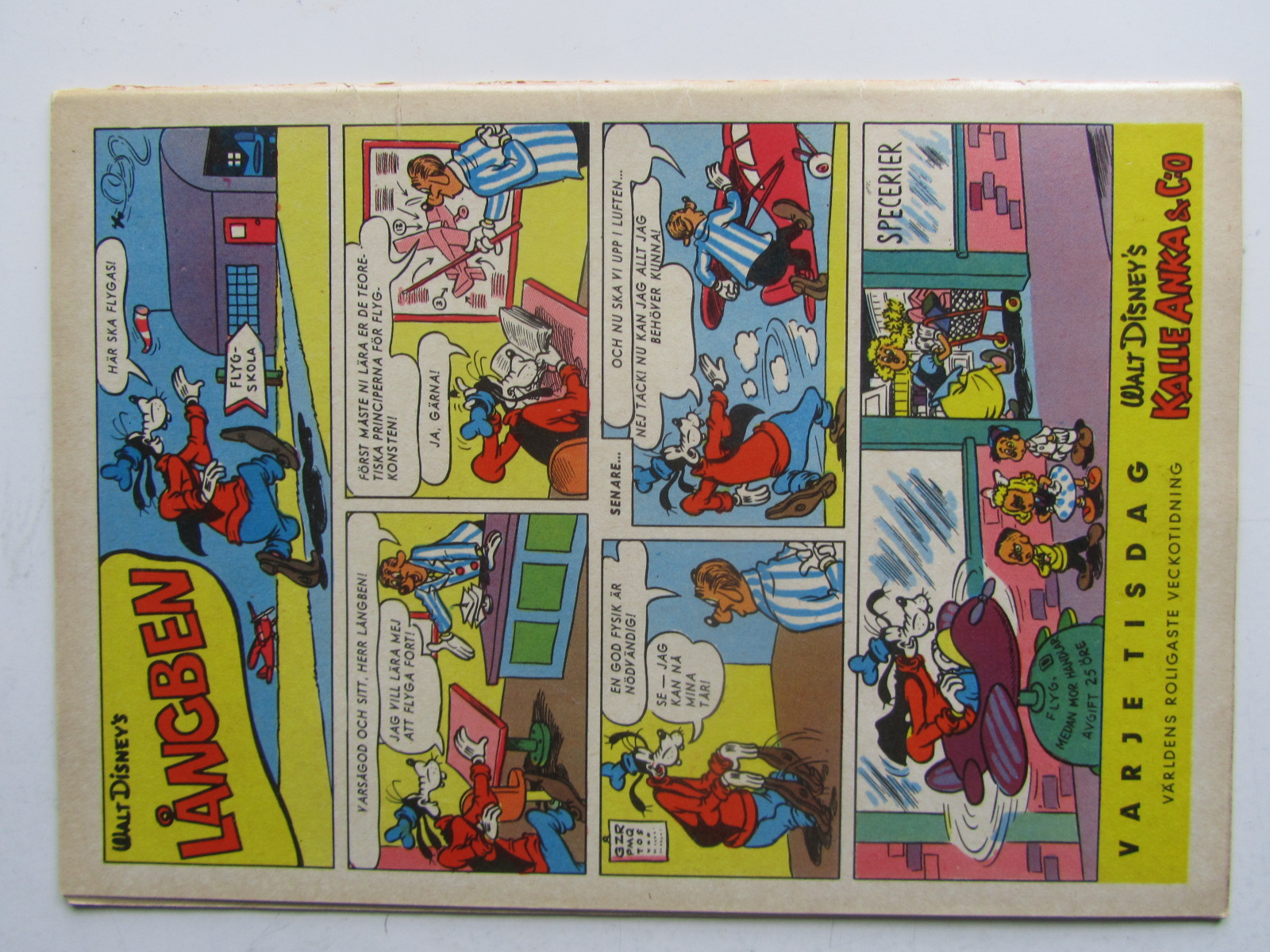 Kalle Anka 1959 34 Vg+ - 2