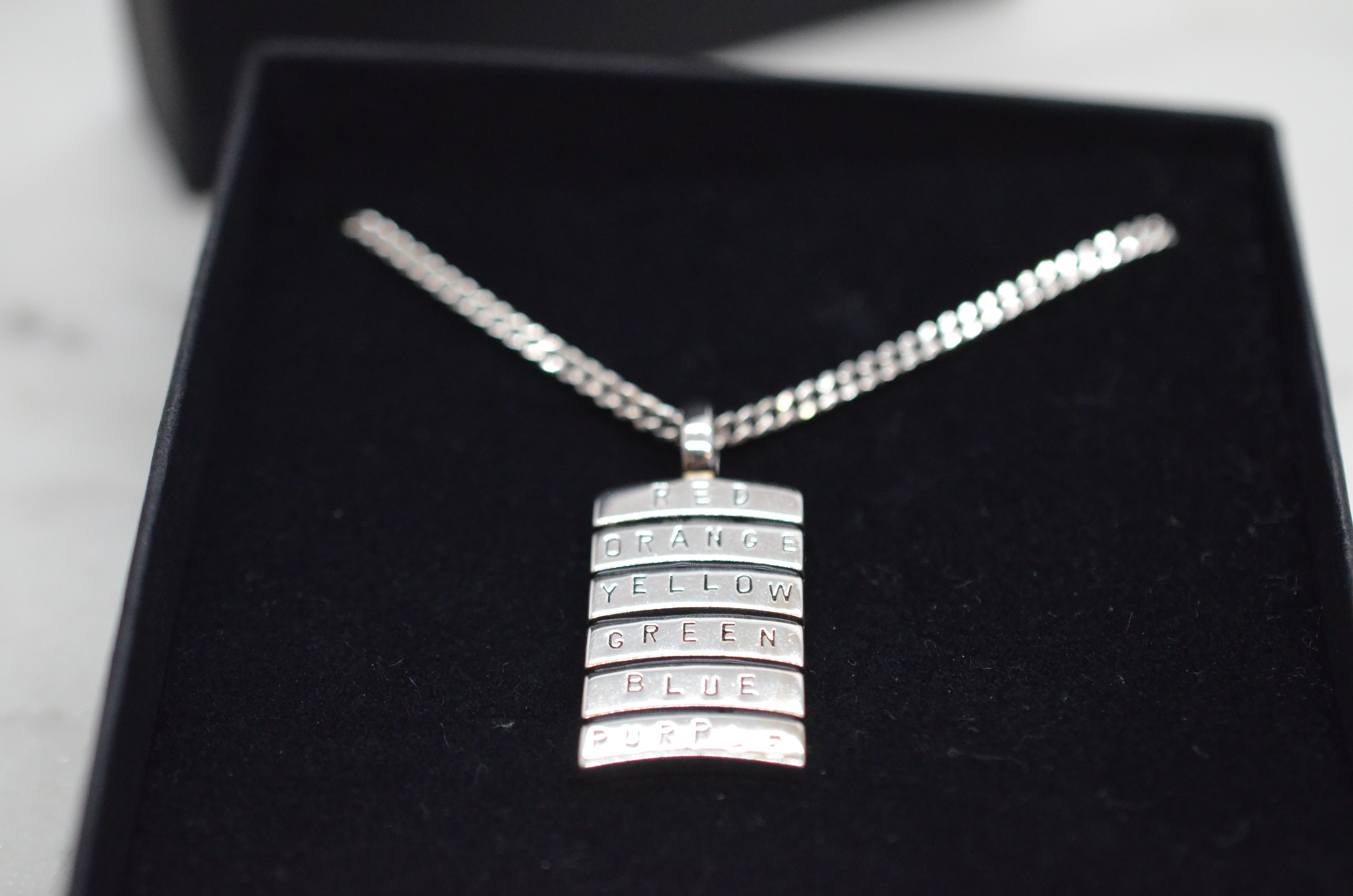 Second Hand Efva Attling silver necklace "RAINBOW" - 2
