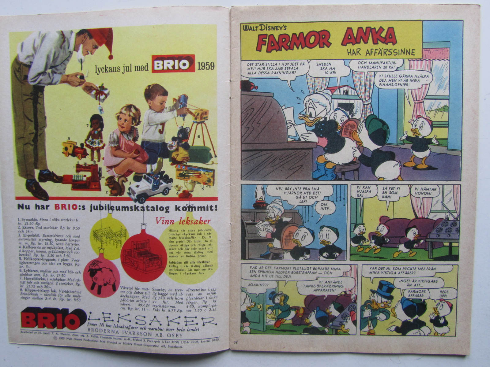 Kalle Anka 1959 35 Vg - 3
