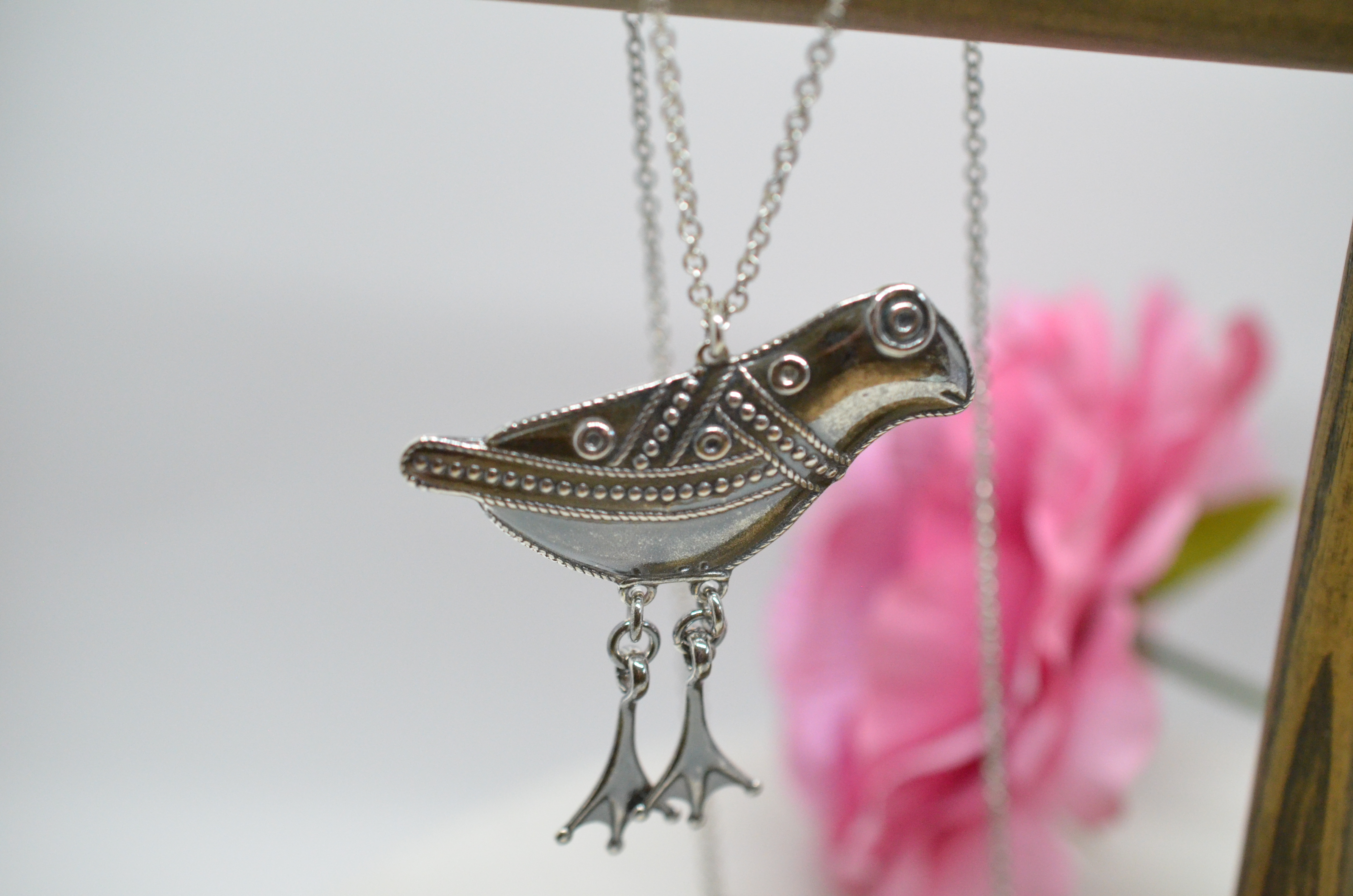 Vintage Kalevala Koru silver necklace "Hattula"