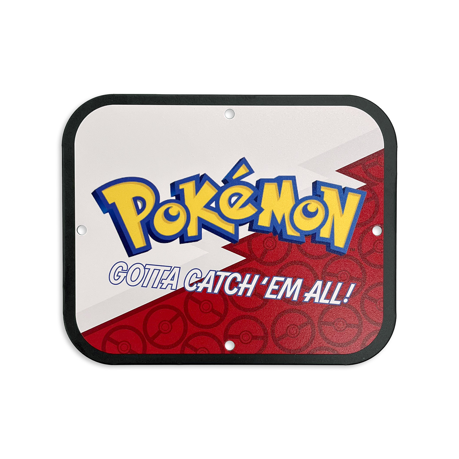 Metal Game Room Sign - Pokemon Gotta Catch 'Em All!