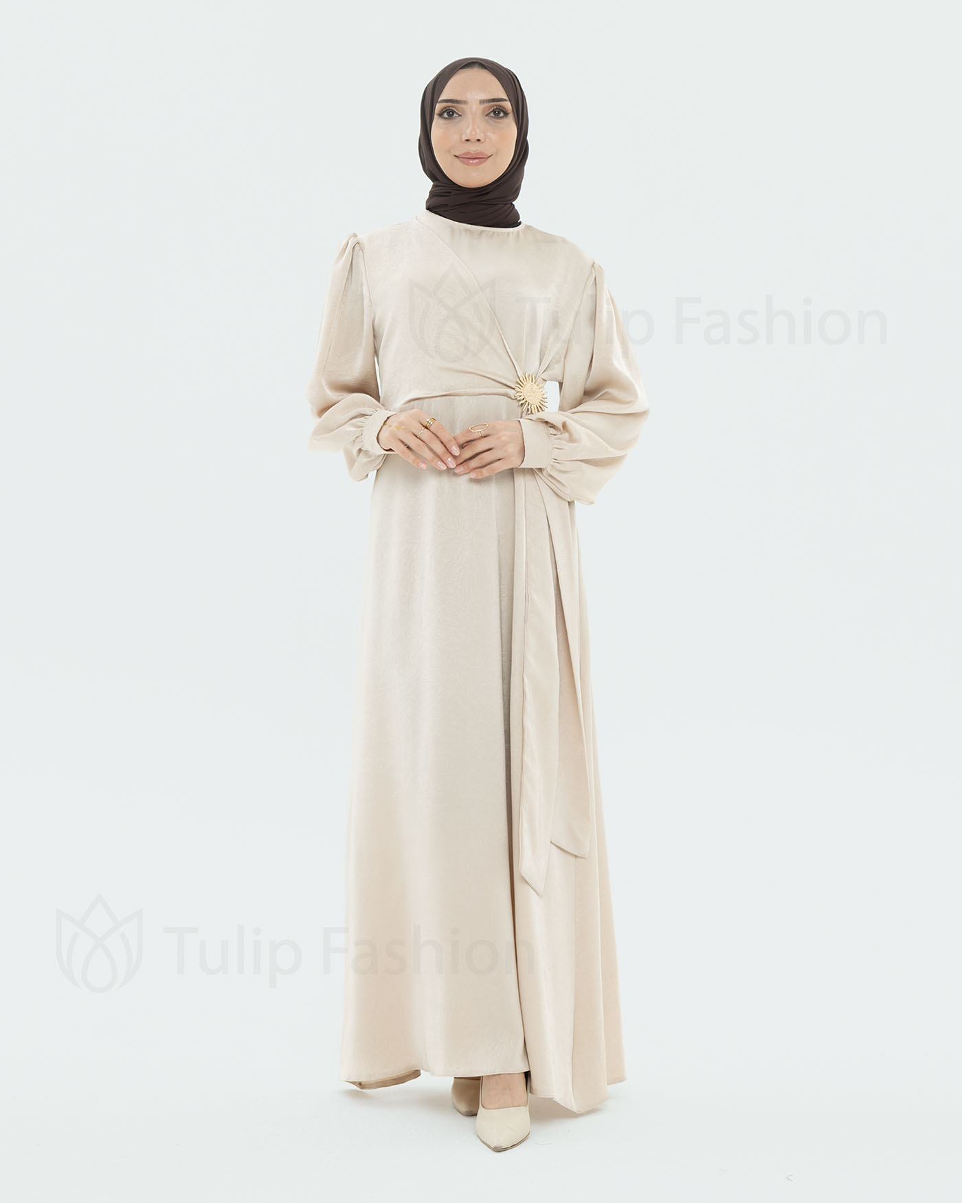 Party dress - Beige - 2