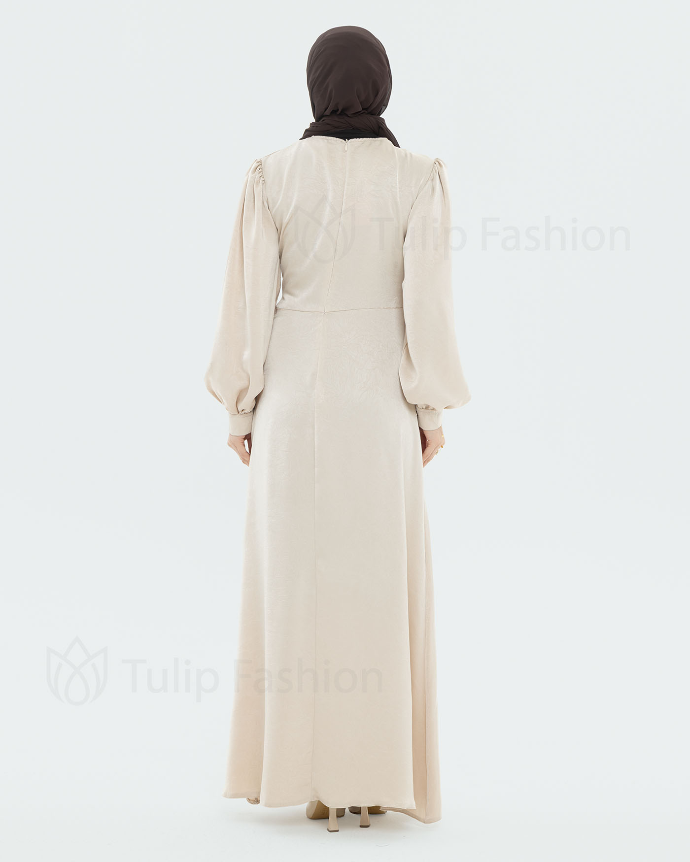 Party dress - Beige - 4