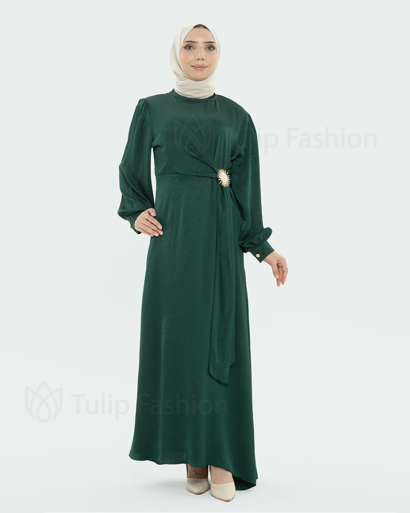 Party dress - Green - 8