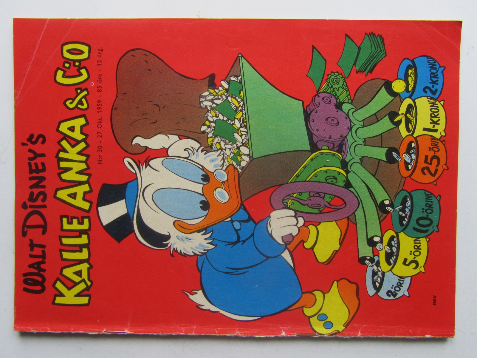 Kalle Anka 1959 30 Vg